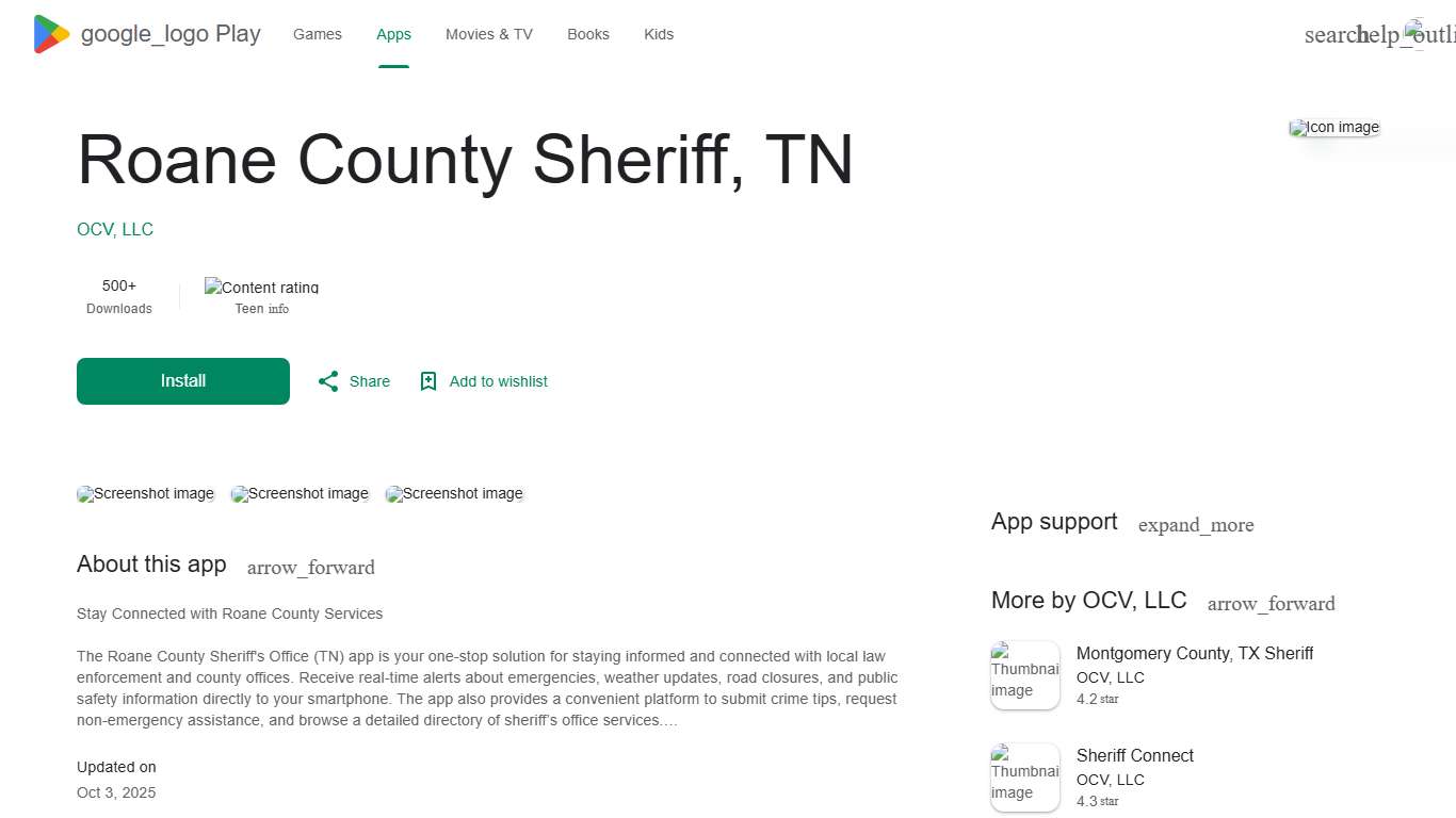 Roane County Sheriff, TN - Apps on Google Play