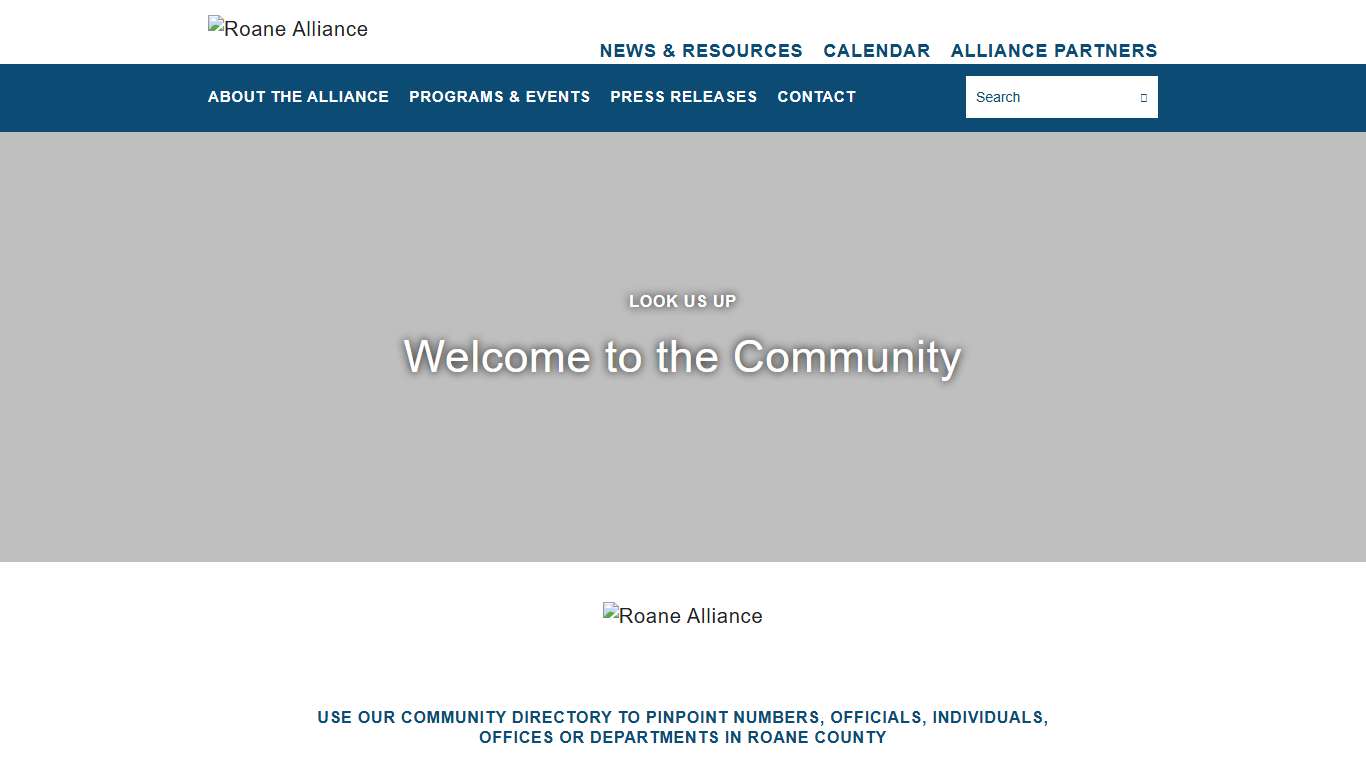 Community Directory | Roane Alliance